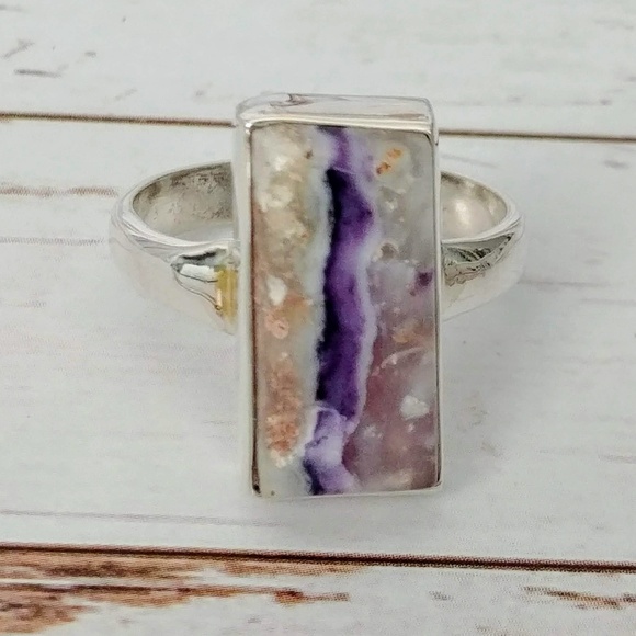 Jewelry - Violet Flame Opal Sterling Ring